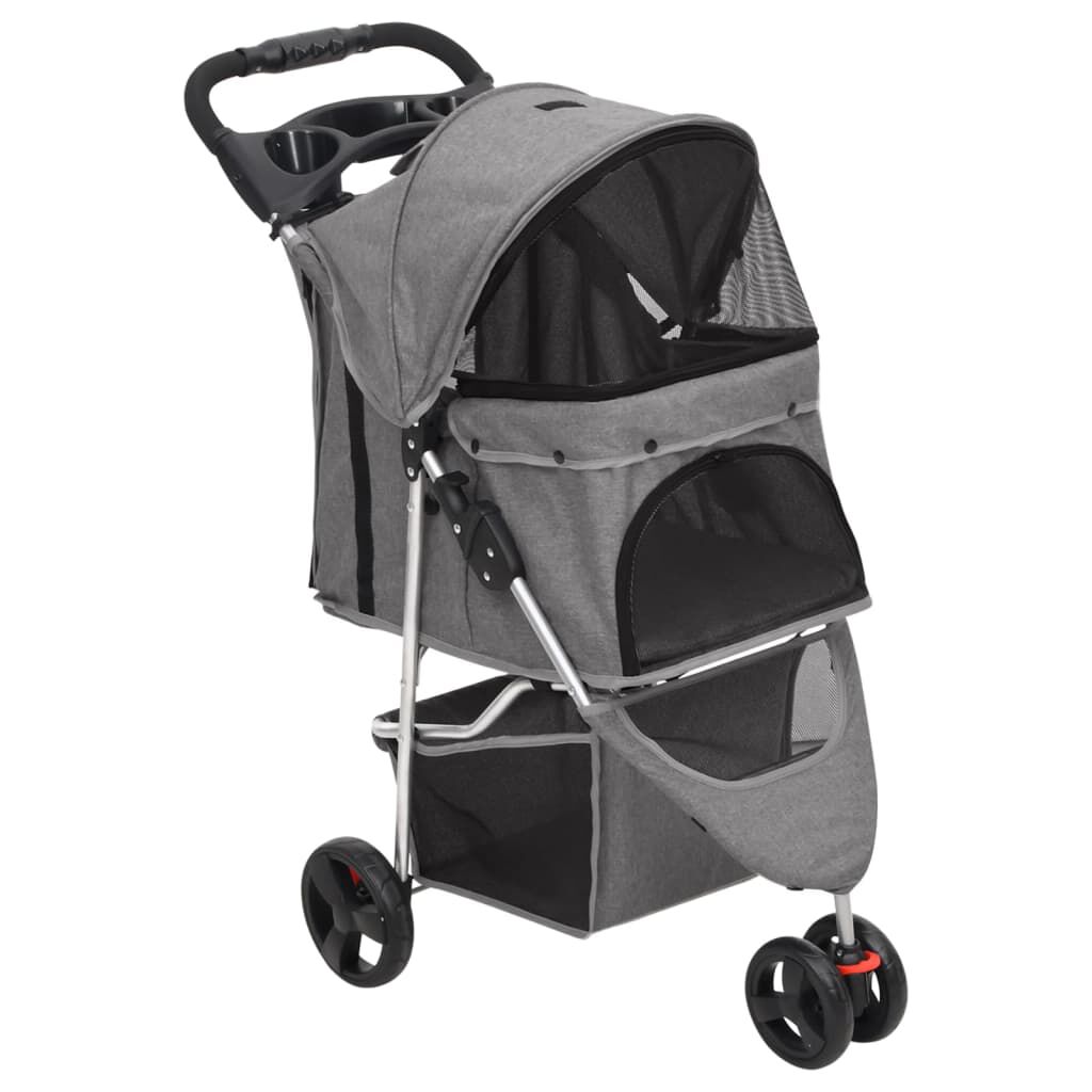 vidaXL Fietstas voor bagagedrager dubbel waterdicht 35 L zwart