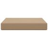 vidaXL Buiten bankkussen Taupe 60 x 60 x 8 cm Polyester