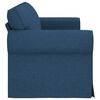 vidaXL Bank Blauw 215 x 82 x 80 cm Stof