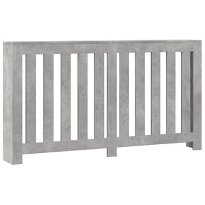 vidaXL Radiatorombouw 149x20x82 cm bewerkt hout betongrijs