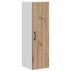 vidaXL Wandkast LUCCA Artisanaal eiken 30 x 31 x 100 cm Bewerkt hout