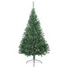 vidaXL Kunstmatig Voorverlicht Kerstboom met 300 LED Groen 210 cm PVC
