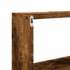 vidaXL Wandkast 158x18x53 cm bewerkt hout gerookt eikenkleurig