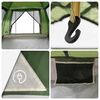 vidaXL Directe Tent met opslag Groen 205 x 205 x 143 cm Staal