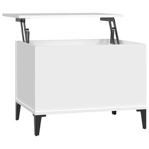 vidaXL Salontafel 60x44,5x45 cm bewerkt hout wit