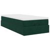vidaXL Ottoman bed met matras 80x200cm fluweel donkergroen