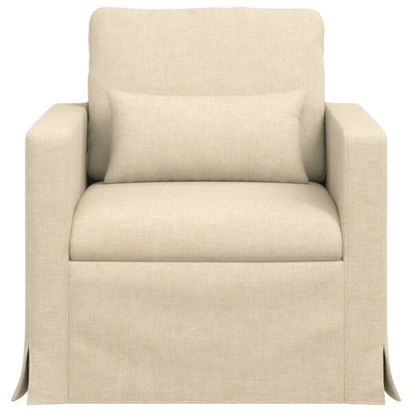 vidaXL Bank Cr&egrave;me Totale afmetingen: 78 x 78 x 80 cm (B x D x H)