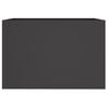 vidaXL Plantenbak 62x40x39 cm staal zwart