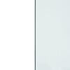 vidaXL Glasplaat openhaard rechthoekig 100x60 cm