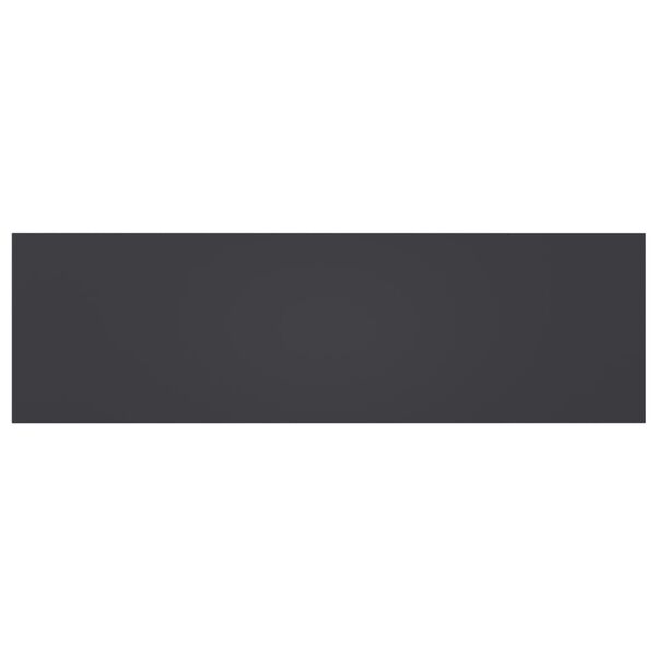 vidaXL Wandschappen 8 st 100x30x1,5 cm spaanplaat grijs