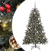 vidaXL Kunstkerstboom Groen 180 cm PVC en Plastic en Staal