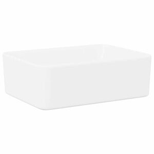 vidaXL Wastafel 40x30x13 cm keramiek wit