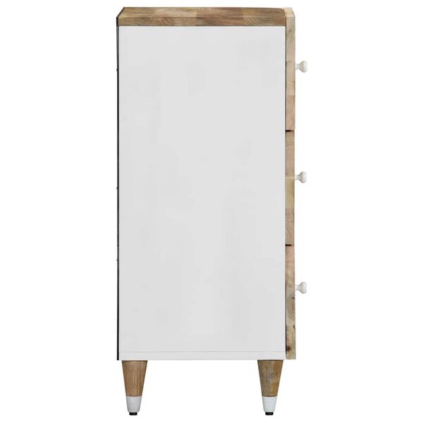 vidaXL Dressoir 40x33,5x75 cm massief mangohout