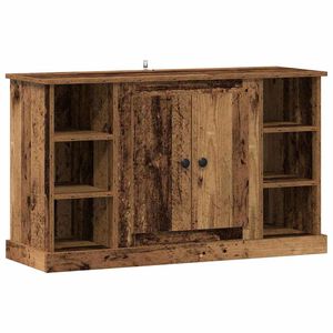 vidaXL Dressoir Oud Hout 100 x 35,5 x 60 cm Bewerkt hout