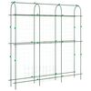 vidaXL Plantenklimrek U-vorm 181x31x182,5 cm staal