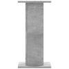 vidaXL Speakerstandaards 2 st 30x30x60 cm bewerkt hout betongrijs