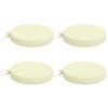 vidaXL 4-Piece Zitkussens SOEST 4 st 100% Polyester Cr&egrave;mekleurig