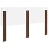 vidaXL Hoofdbord Bruin Eiken 200 cm Bewerkt hout