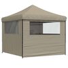 vidaXL Partytent Taupe 292 x 292 x 315 cm Oxford Stof