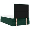 vidaXL Ottoman bed met matrassen en LED's 120x200cm fluweel