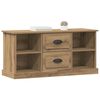 vidaXL TV-kast met lade Artisan Eiken 99,5 x 35,5 x 48 cm Bewerkt hout