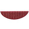vidaXL Zelfklevende Trapmatten 15 pcs Rood 56 x 17 x 3 cm