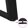 vidaXL Console tafelpoten 2 st U-vormig 28x(72-73) cm staal zwart