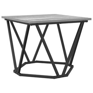 vidaXL Salontafel 3 st Grijs Sonoma 50 x 50 x 40 cm