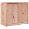 vidaXL Buitenkeukenkast MEPPEL Wit 106 x 55 x 92 cm Massief grenenhout