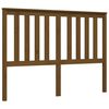 vidaXL Bedframe met hoofdbord massief hout honingbruin 140x190 cm