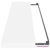 vidaXL Wandschappen zwevend 2 st 120x23,5x3,8 cm MDF wit