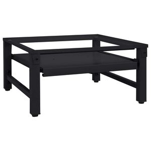 vidaXL Wasmachineverhoger Zwart 62 x 60,5 x 32,5 cm Staal