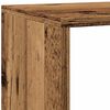 vidaXL Kamerscherm / boekenkast 143,5x29x143,5 cm hout oud hout