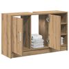 vidaXL Badkamerkast Artisan Eiken 90 x 29 x 55 cm Bewerkt hout