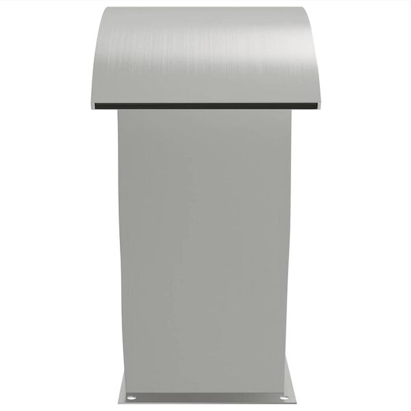 vidaXL Zwembadfontein met LED's 22x60x70 cm roestvrij staal 304