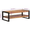 vidaXL Salontafel 120x55x40 cm massief acaciahout