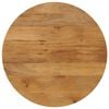 vidaXL Tafelblad rond &Oslash; 80x3,8 cm massief ruw mangohout