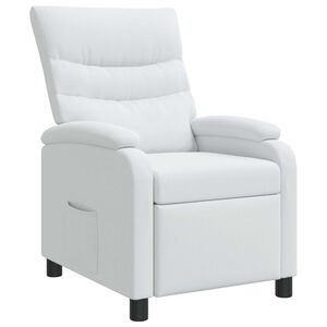vidaXL Relaxfauteuil Wit Stof
