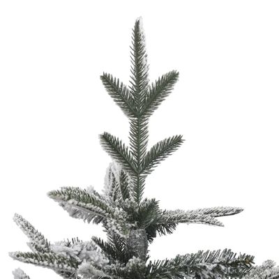 vidaXL Kunstkerstboom met verlichting en sneeuw 240 cm PVC en PE