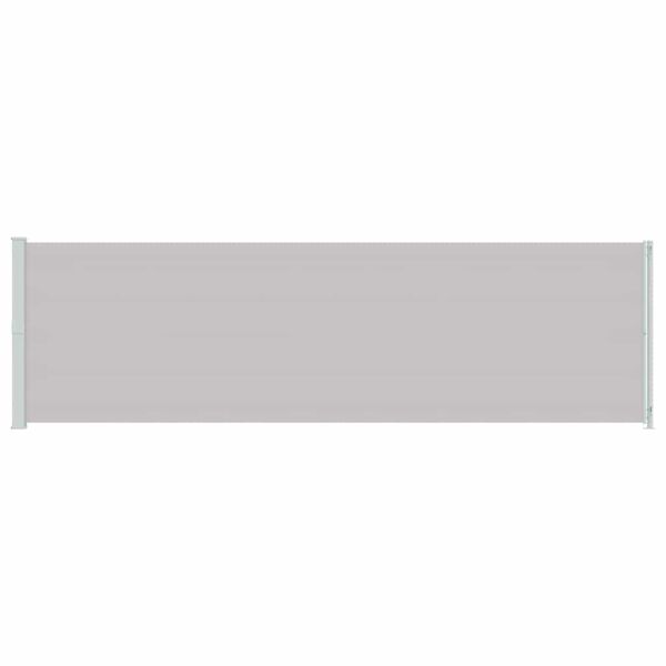 vidaXL Tuinscherm uittrekbaar 180x600 cm grijs