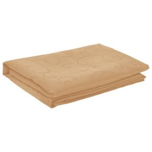 vidaXL Tafelkleed Vierkant Beige 90 x 90 cm