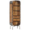 vidaXL Hoge kast 40x30x126 cm massief mangohout