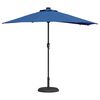 vidaXL Tuinparasol Blauw 294 x 150 x 223 cm Stof