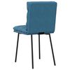 vidaXL Eetkamerstoelen 4 st fluweel blauw