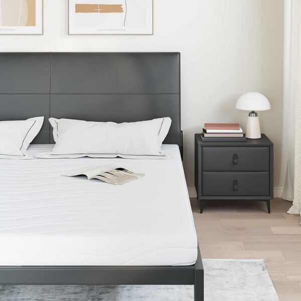 vidaXL Matras Wit 180 x 200 cm Gel Geheugenschuim