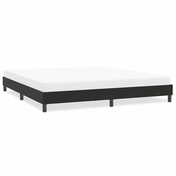 vidaXL Bedframe zonder matras 200x220 cm fluweel zwart