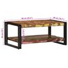 vidaXL Salontafel 90x50x38 cm massief gerecycled hout meerkleurig