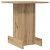 vidaXL Bijzettafel Artisan Eiken 44,5 x 45 x 55 cm Bewerkt hout