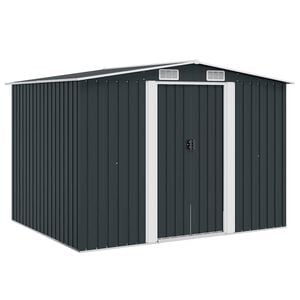 vidaXL Tuinberging 257x205x178 cm staal antraciet