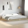 vidaXL Bedframe zonder matras 200x200cm spaanplaat sonoma eikenkleurig